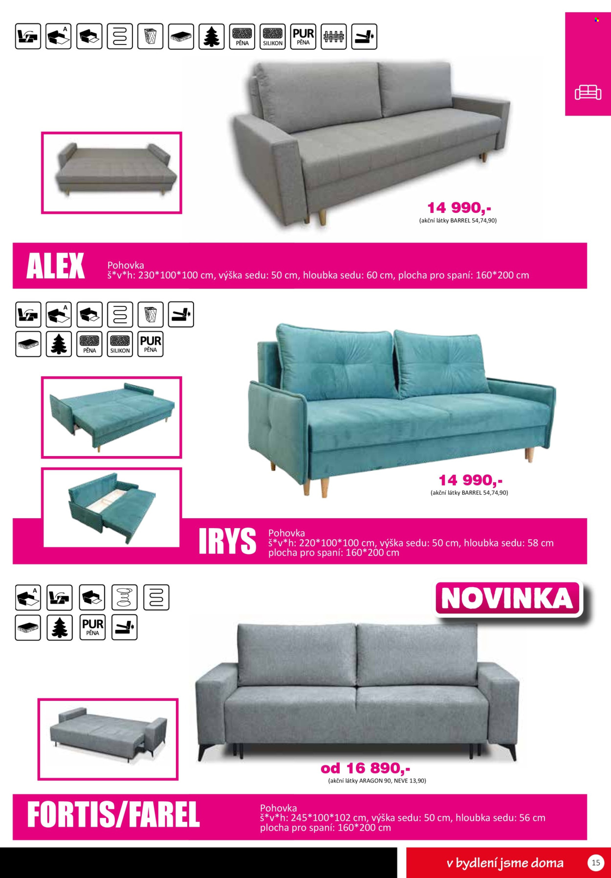 Leták Nábytek Jamall. Strana 1