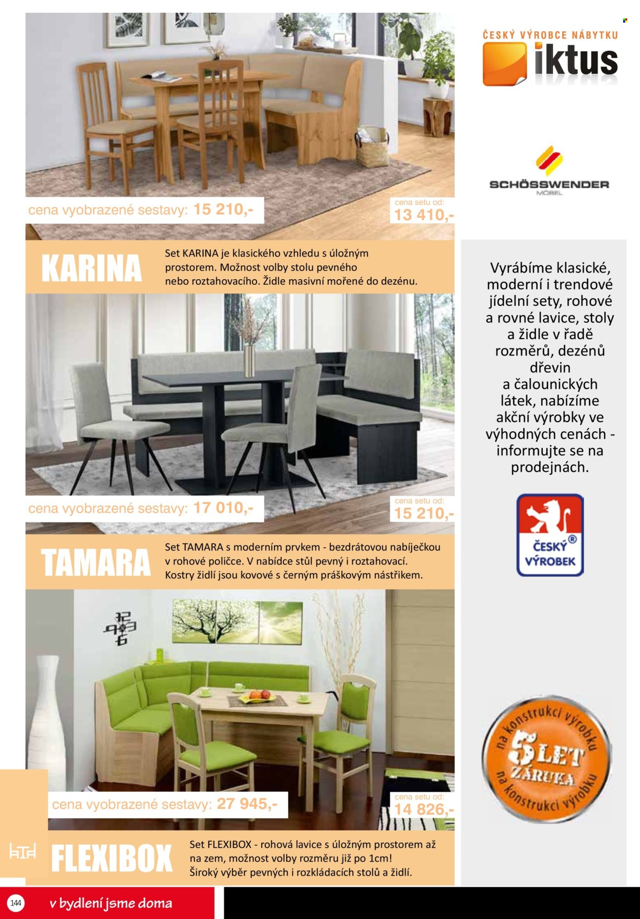 Leták Nábytek Jamall. Strana 1