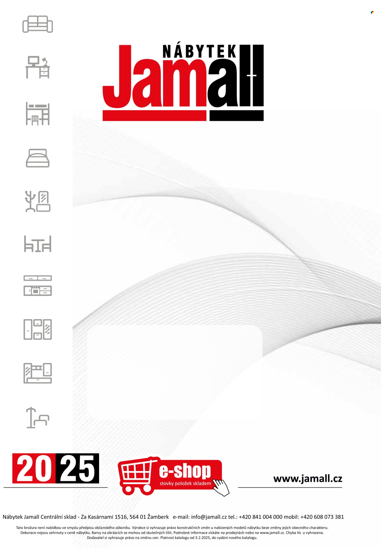 Leták Nábytek Jamall. Strana 1