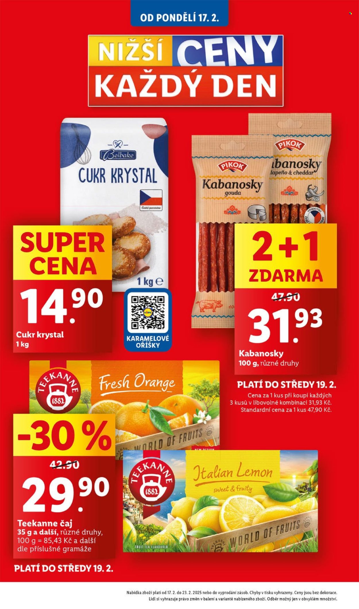 Leták Lidl - 17.2.2025 - 23.2.2025. Strana 1