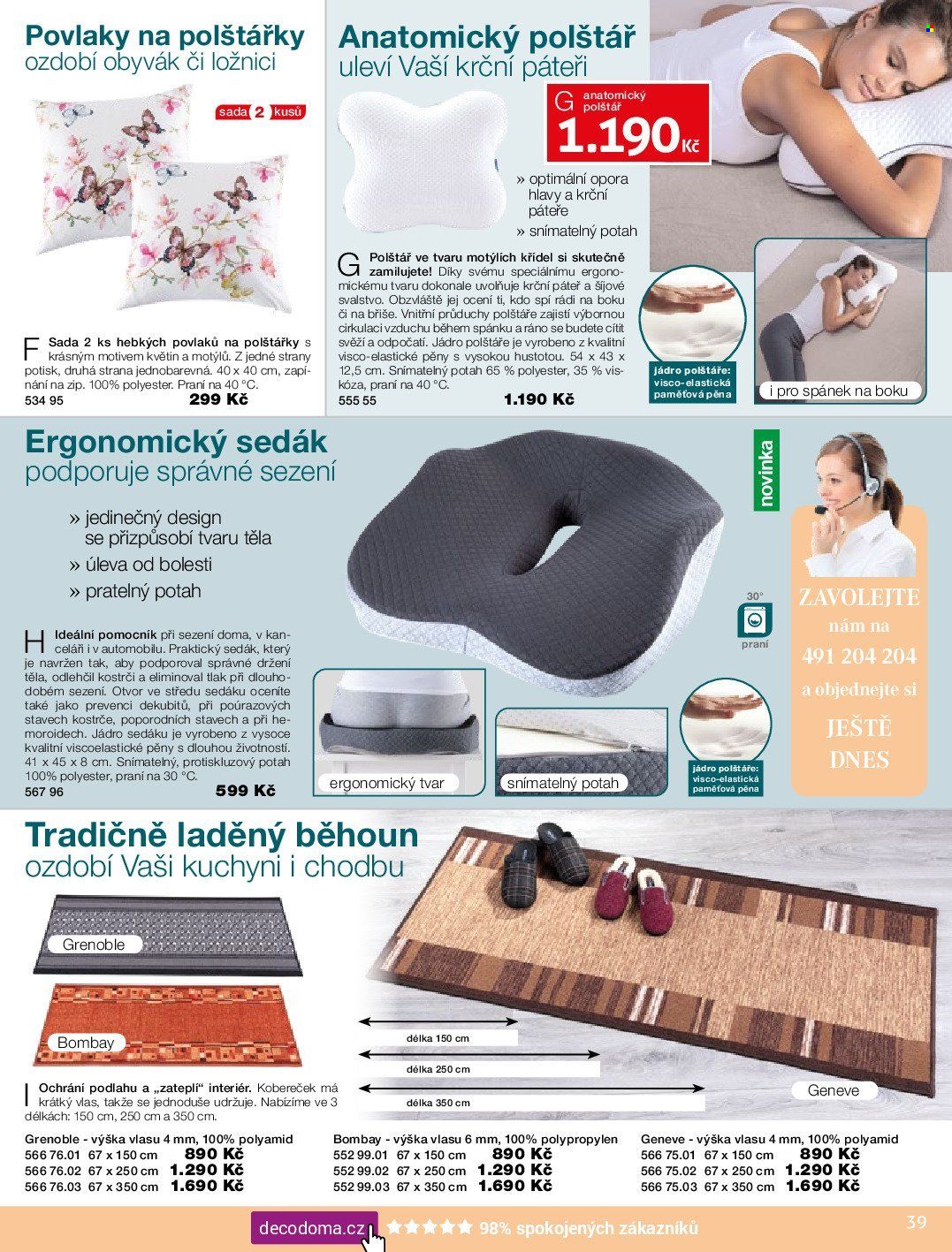 Leták decoDoma. Strana 1