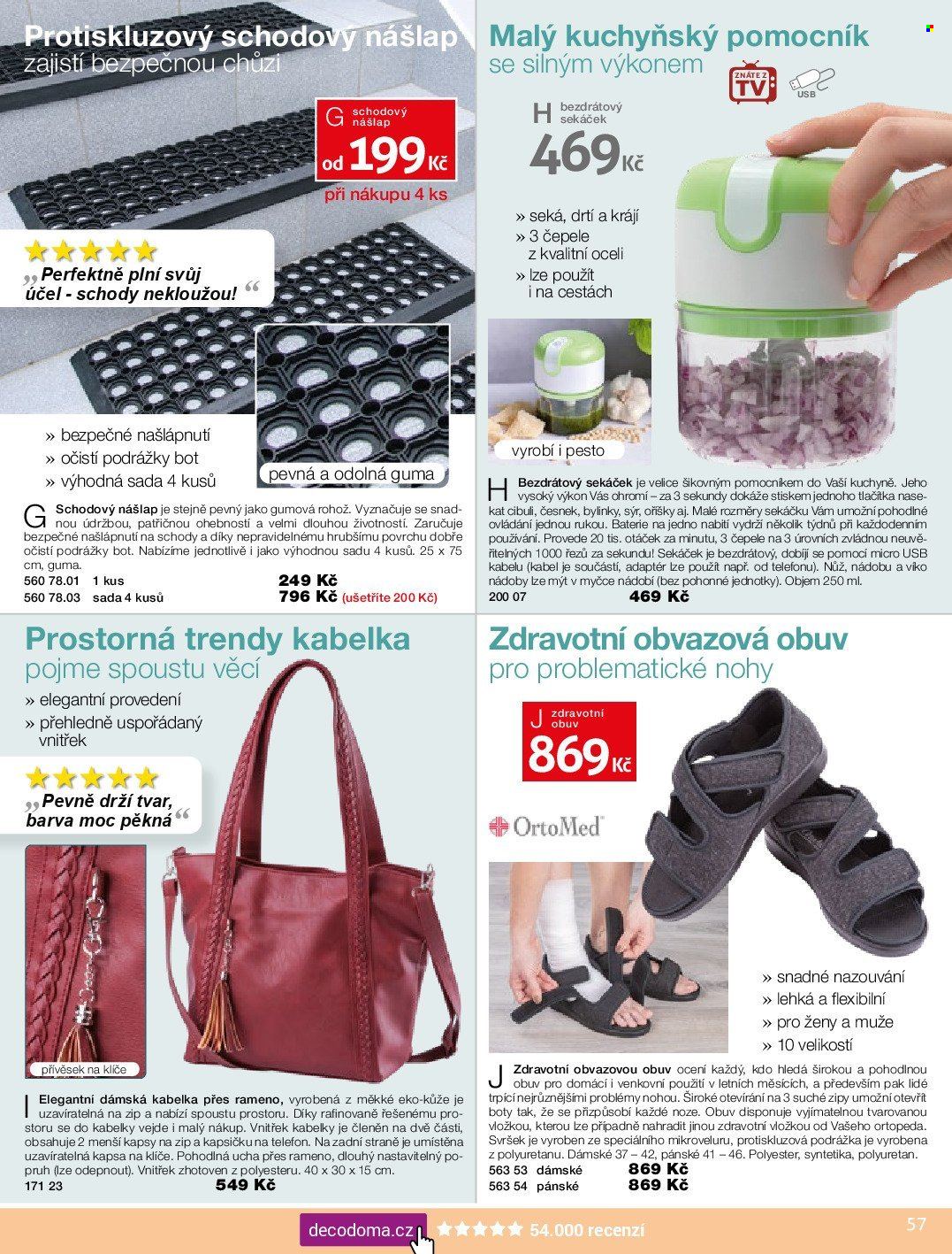 Leták decoDoma. Strana 1