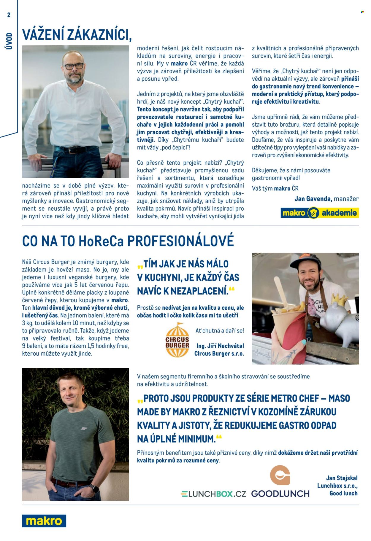 Leták MAKRO. Strana 2