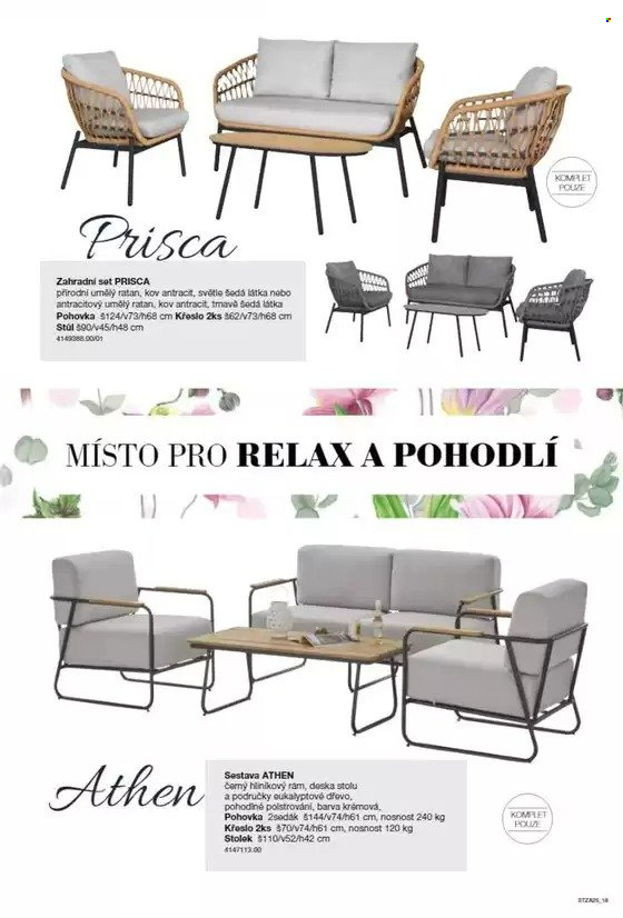 Leták SCONTO NÁBYTEK. Strana 1