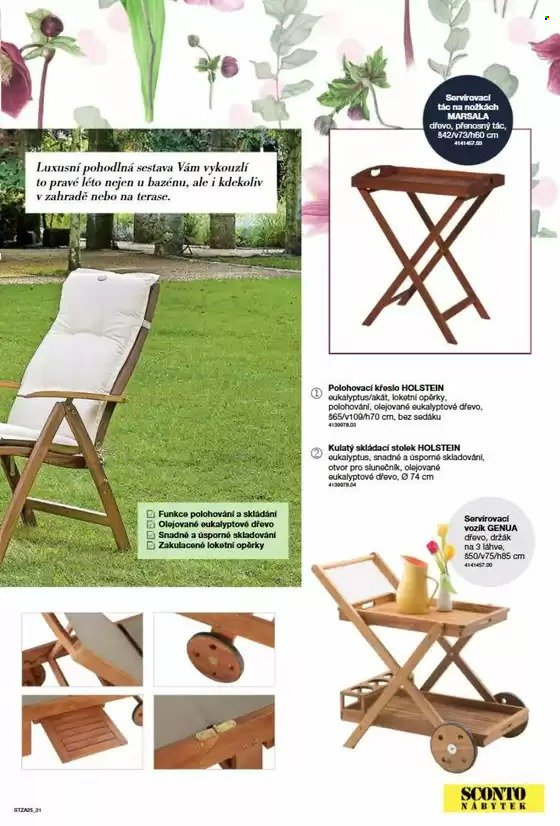 Leták SCONTO NÁBYTEK. Strana 1