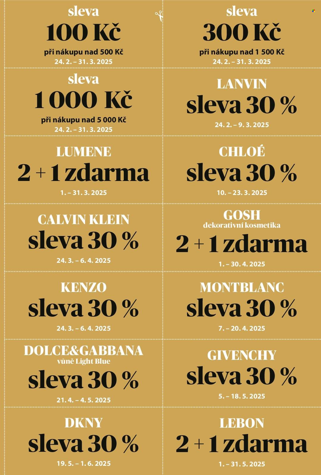 Leták FAnn parfumerie - 1.3.2025 - 31.5.2025. Strana 1
