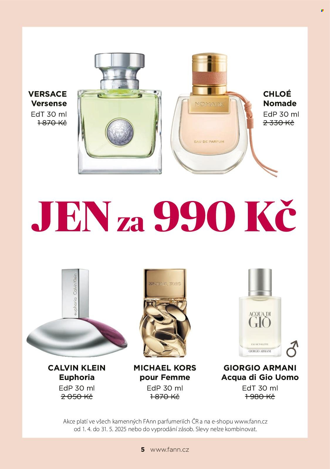 Leták FAnn parfumerie - 1.3.2025 - 31.5.2025. Strana 1