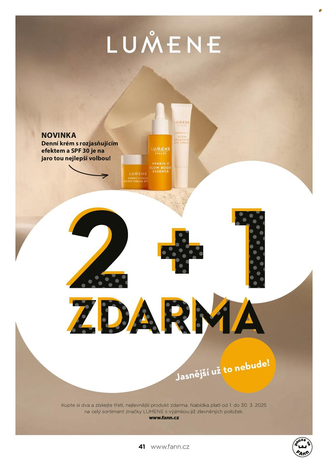 Leták FAnn parfumerie - 1.3.2025 - 31.5.2025. Strana 1