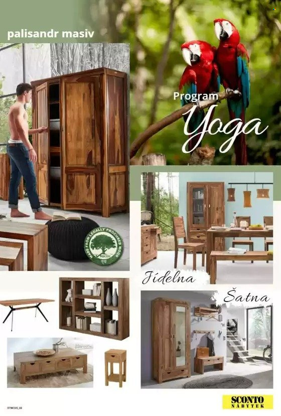 Leták SCONTO NÁBYTEK. Strana 1