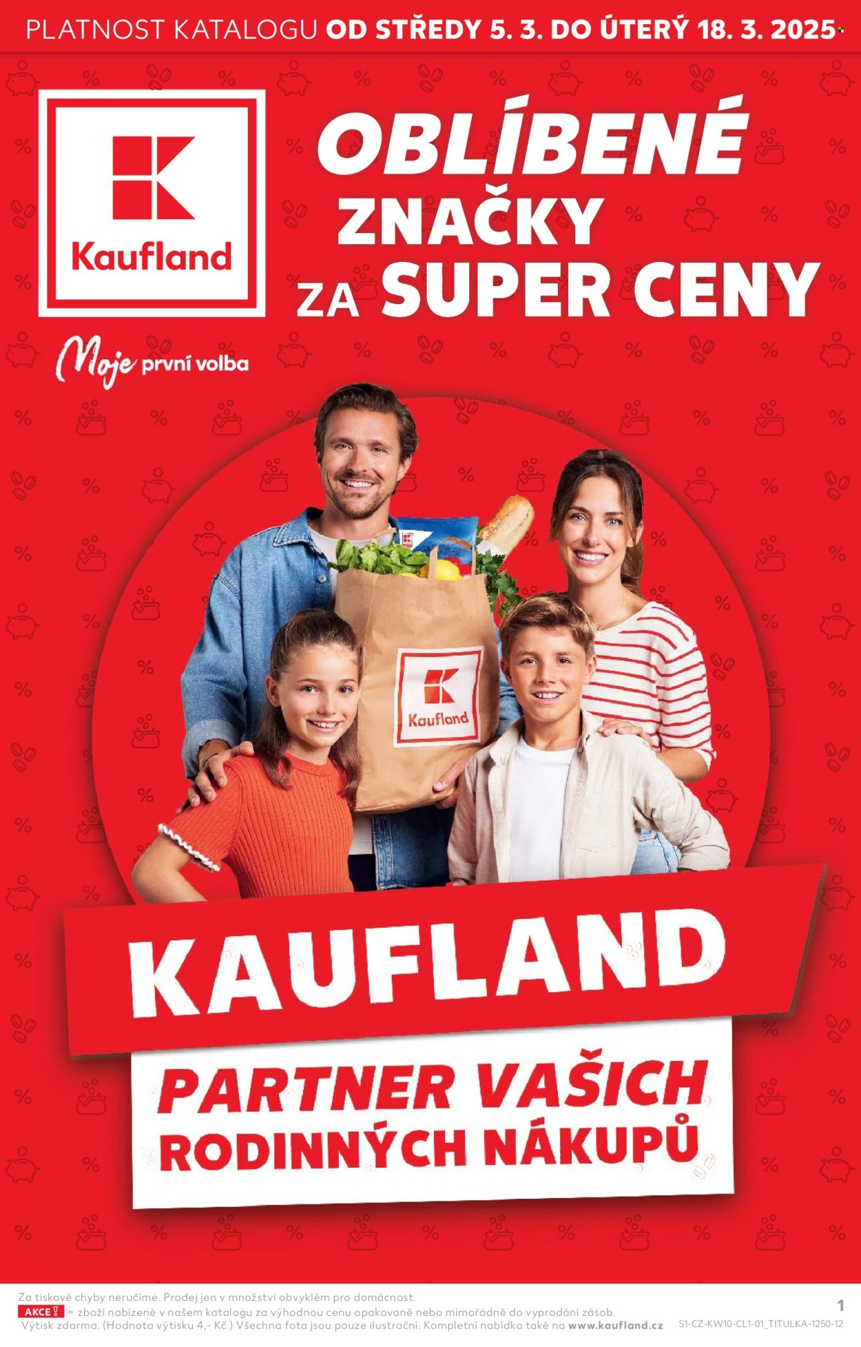 Leták Kaufland - 5.3.2025 - 18.3.2025. Strana 1