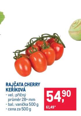 Rajčata Cherry keříková