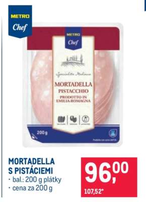 Mortadella s pistáciemi