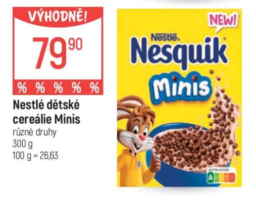 Nestlé Dětské cereálie minis