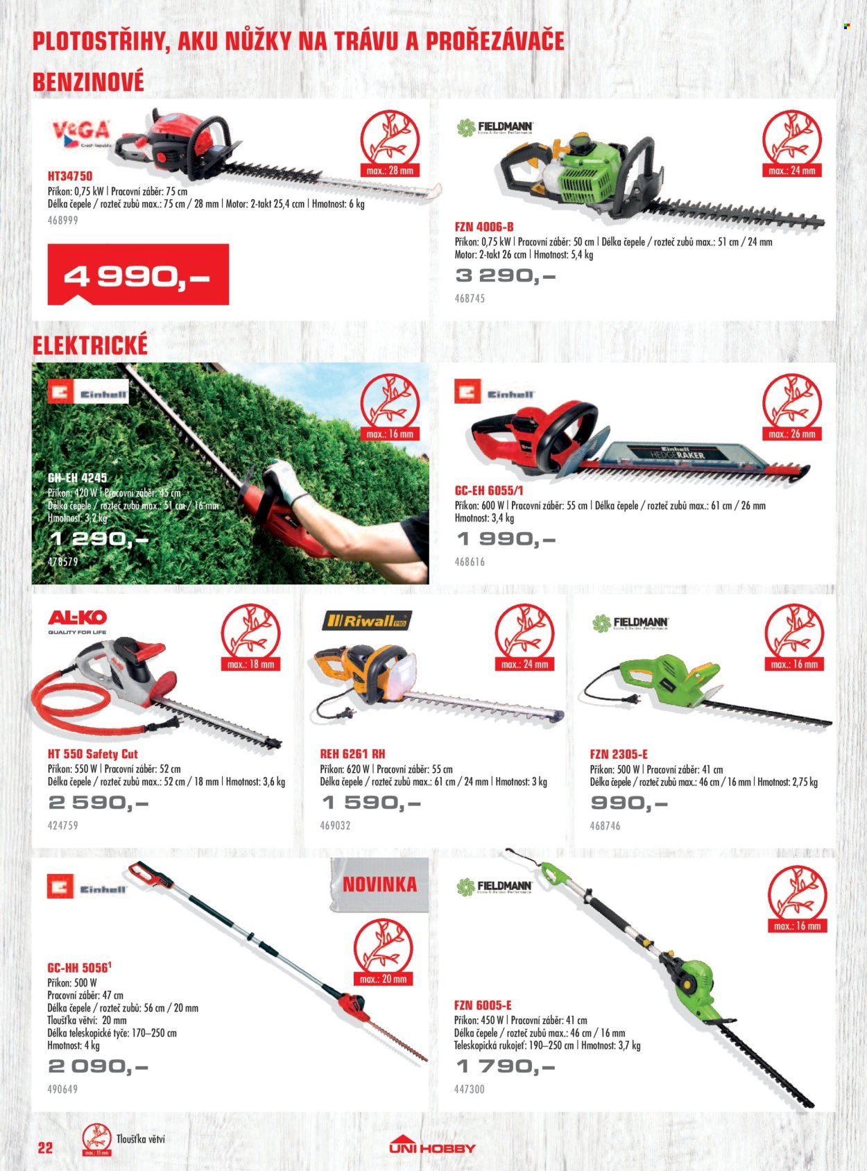 Leták UNI HOBBY - 14.3.2025 - 31.8.2025. Strana 22