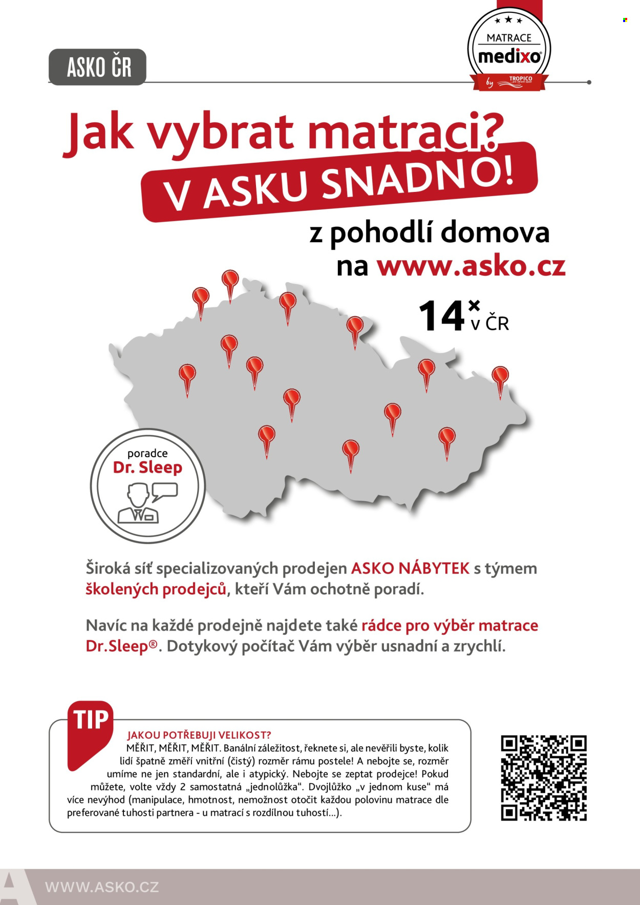 Leták ASKO. Strana 1