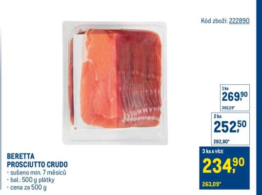 BERETTA PROSCIUTTO CRUDO