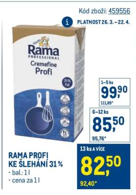 RAMA PROFI KE ŠLEHÁNÍ 31 %