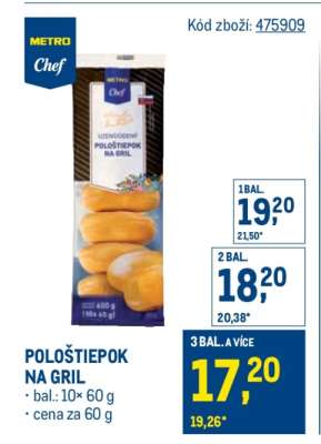 Pološtiepok na gril
