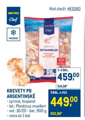 KREVETY PD ARGENTINSKÉ