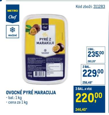 OVOCNÉ PYRÉ MARACUJA