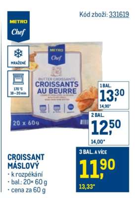 Croissant máslový