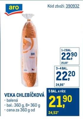 Veka chlebíčková