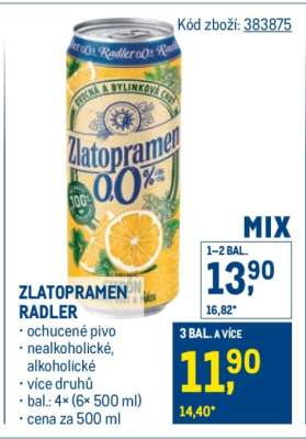 Zlatopramen Radler