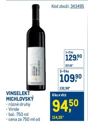 Vinselekt Michlovský