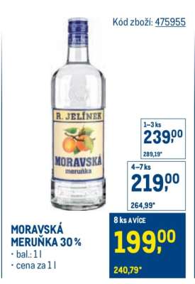 MORAVSKÁ MERUŇKA 30 %