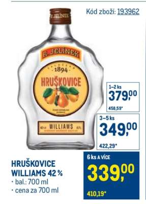 Hruškovice Williams 42
