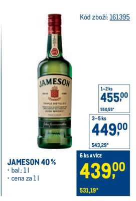 Jameson 40 %