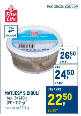 Matjesy s cibulí