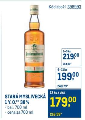 Stará myslivecká 1 Y. O.** 38 %