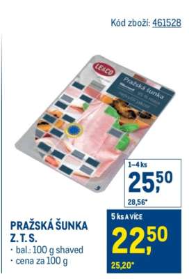 PRAŽSKÁ ŠUNKA Z. T. S.