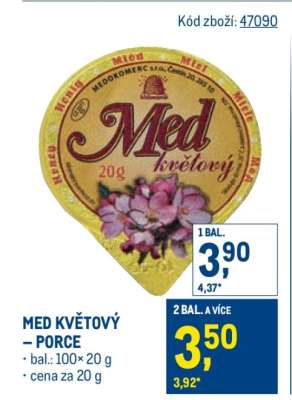 Med květový – porce