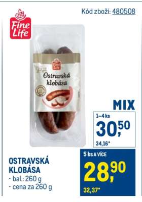 Ostravská klobása*