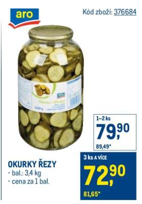 Okurky řezy
