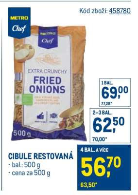 CIBULE RESTOVANÁ