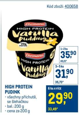 HIGH PROTEIN PUDINK