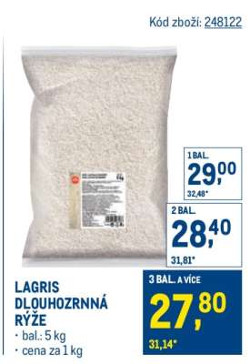 Lagris Dlouhozrnná rýže