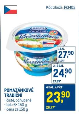 Pomazánkové tradiční