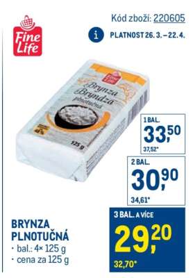Brynza plnotučná