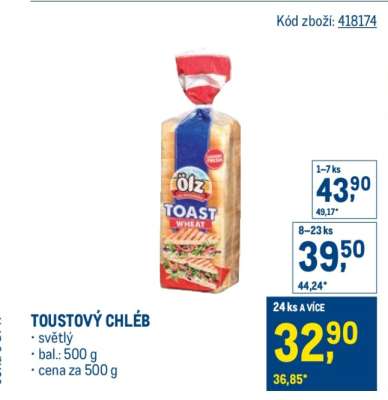 TOUSTOVÝ CHLÉB
