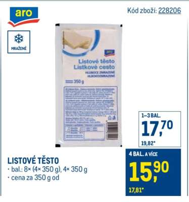 Listové těsto