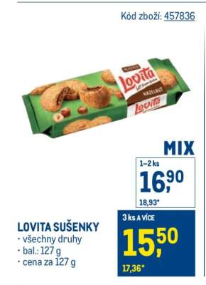 LOVITA SUŠENKY