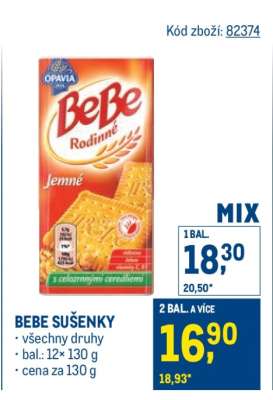 BeBe sušenky