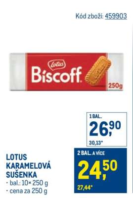 LOTUS KARAMELOVÁ SUŠENKA