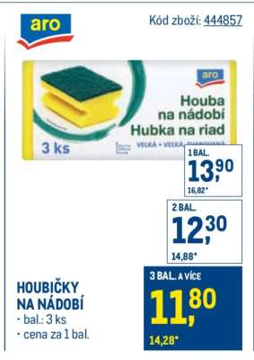 Houbičky na nádobí