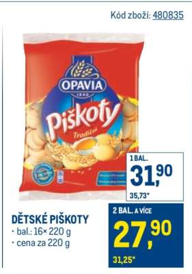Dětské piškoty