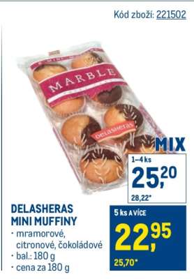 Delasheras mini muffiny